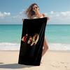 1Pc Horror Puppet Scene Beach Towel Microfiber Beach Towel Thin Absorbent For Beach Swimming Yoga Bath Sports 0917141