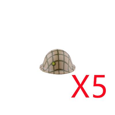 Military Building Blocks Accessories Figure Soldier Helmet Toy USSR USA UK Japanese Hat Mini Brick Hood Mask Flamethrower