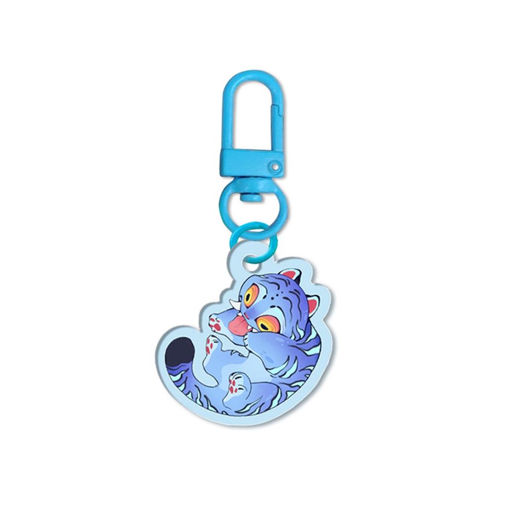 Cartoon Anime Movie Transparent Acrylic Keychain Pendant, Exquisite Gift Hanging Accessories For Backpacks