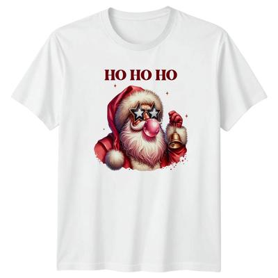 Ho Ho Ho Santa Christmas Holidays Unisexs TShirt Unisexs Tee Graphic Unisex Top