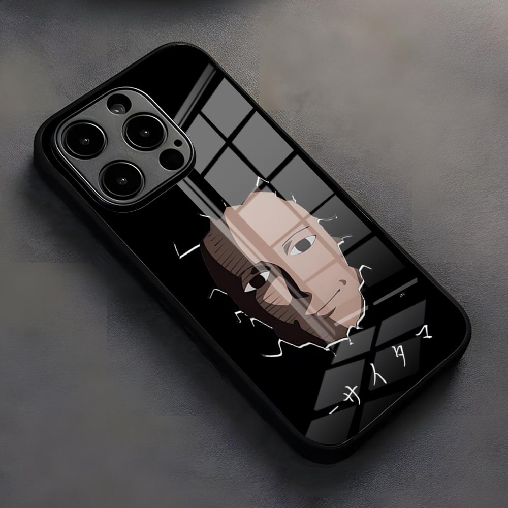 One-Punch Man Phone Case For IPhone 17 Pro Max 16 15 14 Pro Max 13 11 X Xs Xr 8 7Plus glass Cover