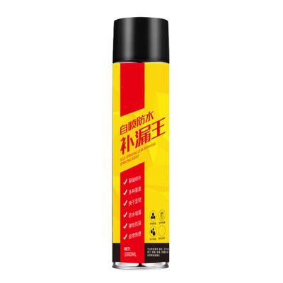 Caulk Spray Waterproof Leakproof Roof Cracks Filling Repair Material Polyethylene Glue 1000ML Black