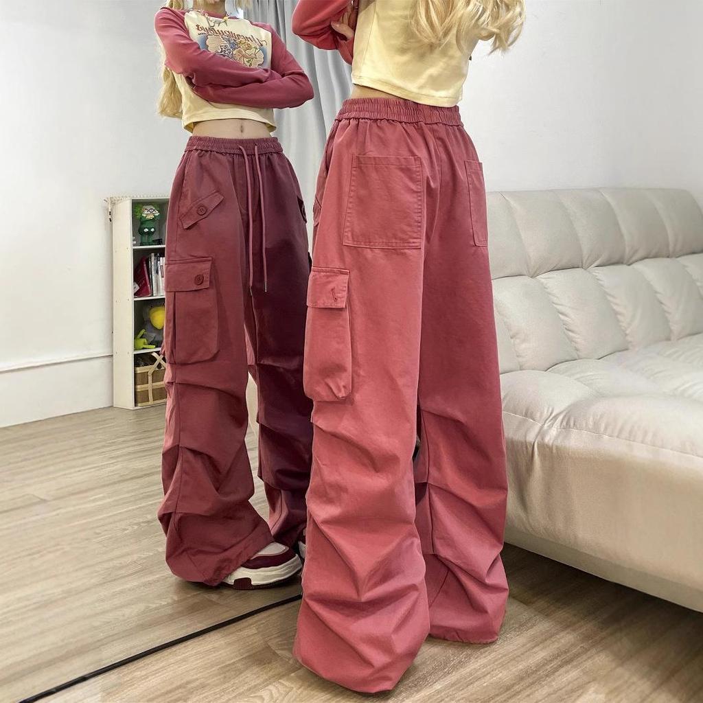 Unisex Retro Plissierte Lagen-Hip-Hop-Hose - Lässig, Vielseitig, Herbst/Winter-Trend