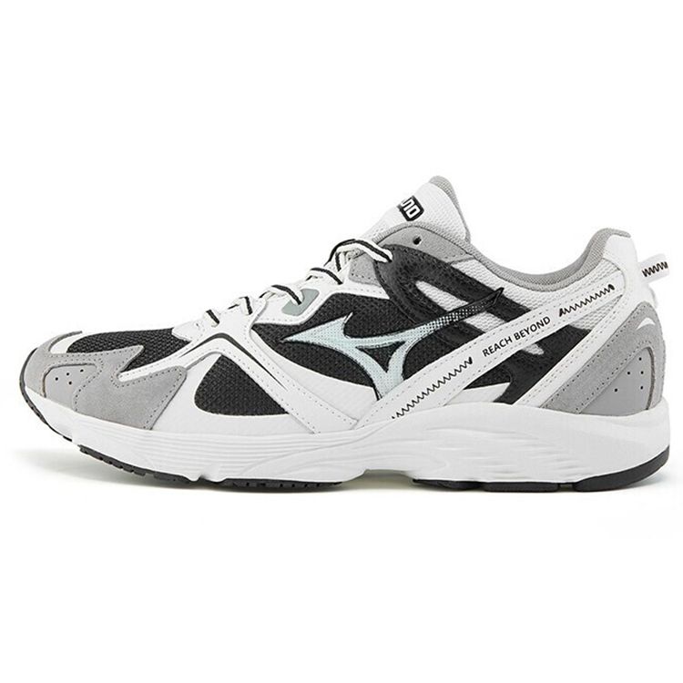 

Mizuno LG 90-е Ткань Синтетическая кожа Нескользящие Износостойкие Дышащие Низкие Кроссовки Унисекс Черный Серый D1GH212503 43