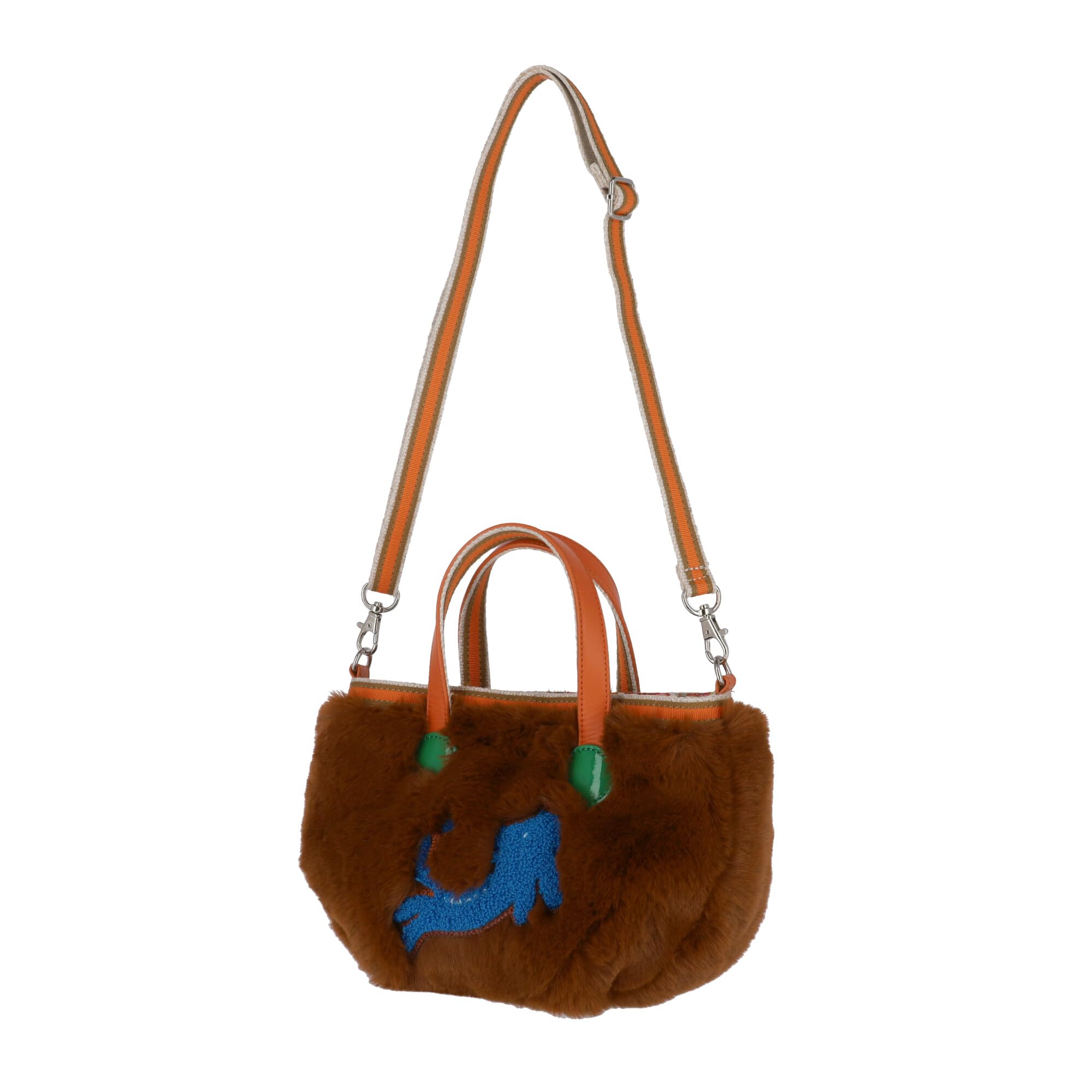 

Сумка-кроссбоди Tsumori Chisato Kira Neko из меха, 2 способа ношения, S, цвет Шоколад