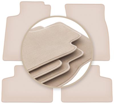 PREMIUM Beige Floor Mats For: Mercedes GLB X247 SUV 2019-