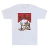 Wilder Westen Cowboy Rodeo Country Musik Lustige Parodie Vintage Weißes T-Shirt für Herren