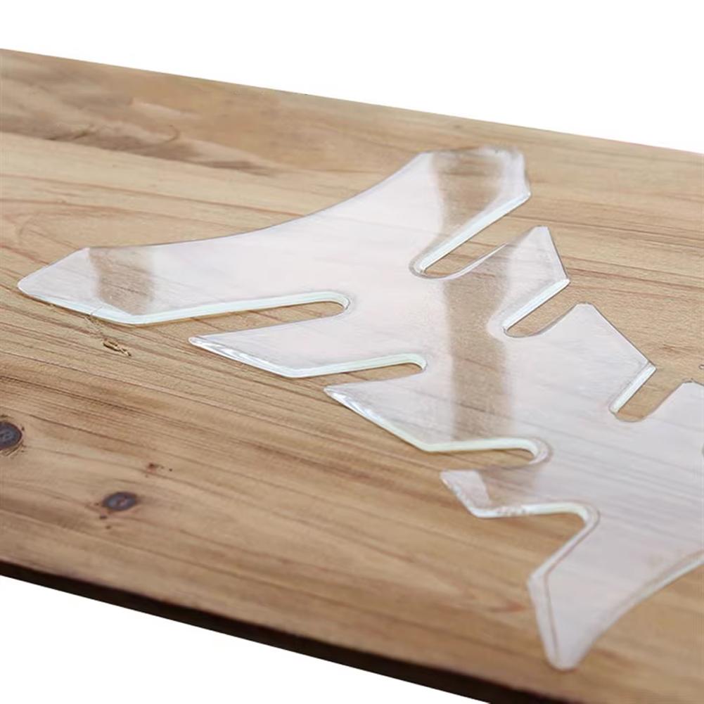 Transparent Motorcycle Oil Tank Decal Fishbone Type Thickened Waterproof Sticke Durable Emblem for Motorcycle Riders