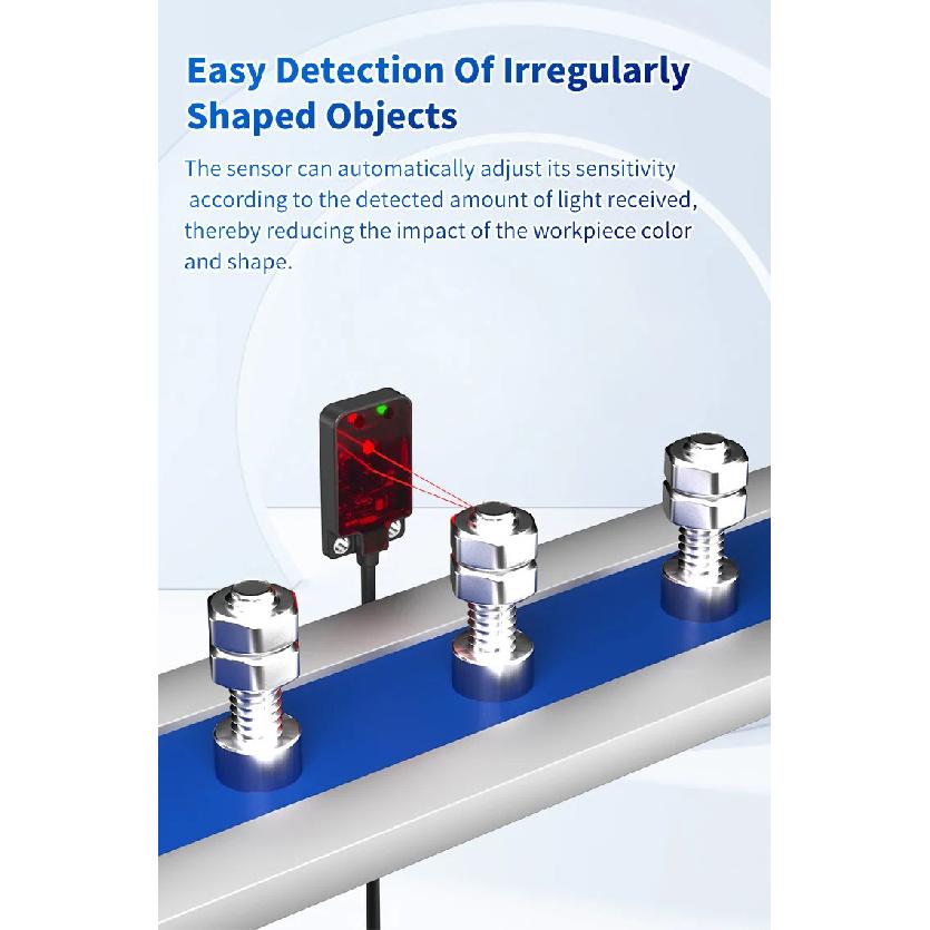 Ultra-Thin FGNS04-30PA-C Photoelectric Light Sensor Front Facing Outgoing Light Accurate Detection Electronic Component