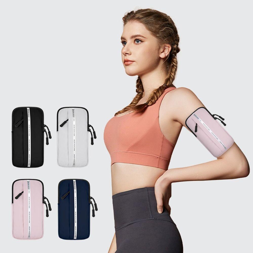 Waterproof Cell Phone Arm Bag Large Capacity Jogging Bags  for Exercise Workout