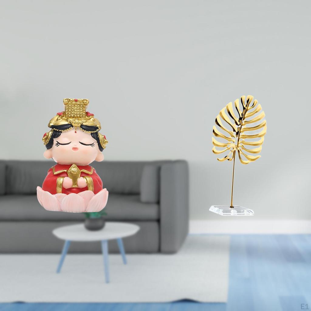 Resin Metal Figurine Statue Collectible Birthday Gift Sculpture Tabletop Ornament for Fireplace