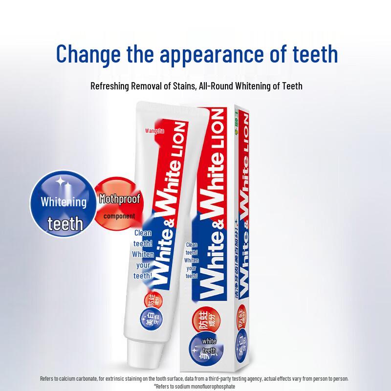 Lion White & White Whitening Toothpaste
