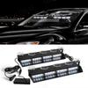 2-in-1 32 LED Car Strobe Lights For Emergency Flash Warning Lamp Windshield Bar Red Blue Amber White Waterproof Auto Assembly