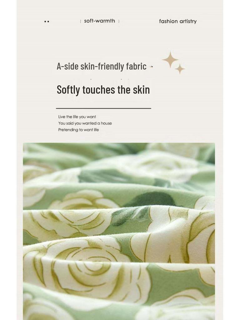 Popular Class A Bean Velvet 3D Massage Quilt – Four Seasons, Lightweight, and Warm for Home or Dormitory Use