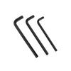 Medium Carbon L-type Hex Key Wrench, Hardened Steel, Black Oxide, 2mm-8mm