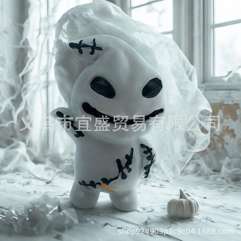 2025 Halloween Ghost Figurine Resin Craft Home Garden Decor Spooky Zombie Doll