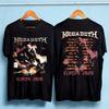Megadeths T-shirt Casual Vlammende Vic Mannen Vrouwen T-shirt Grafisch Oversized Streetwear Sport Tops Ademend Comfortabel Streetwear