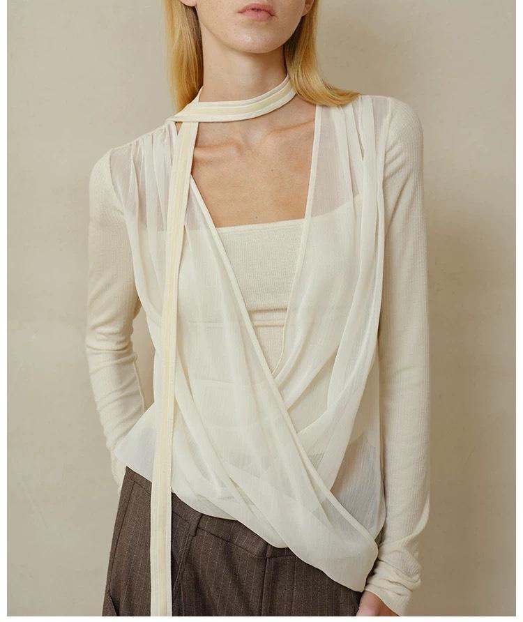 

Velvet Halter Neck Knitted Top & Suit Pants Set S