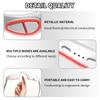 3D Glasses Style Eye Massager Microcurrent & Red Light Therapy Under Eye Lifting Massager for Dark Circles bPuffiness Wrinkles Rechargeable Portable