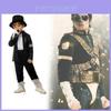 Kostým pro Cosplay Mj Michaela Jacksona Pro Děti S Potiskem Pro Scénické Taneční Vystoupení