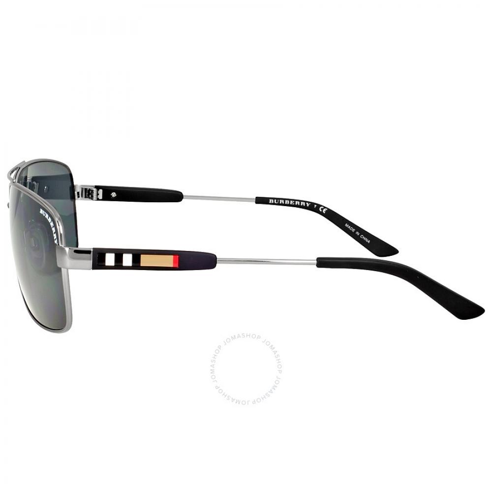 Burberry Grey Rectangular Men S SunglaSSeS Be3074 100387 63