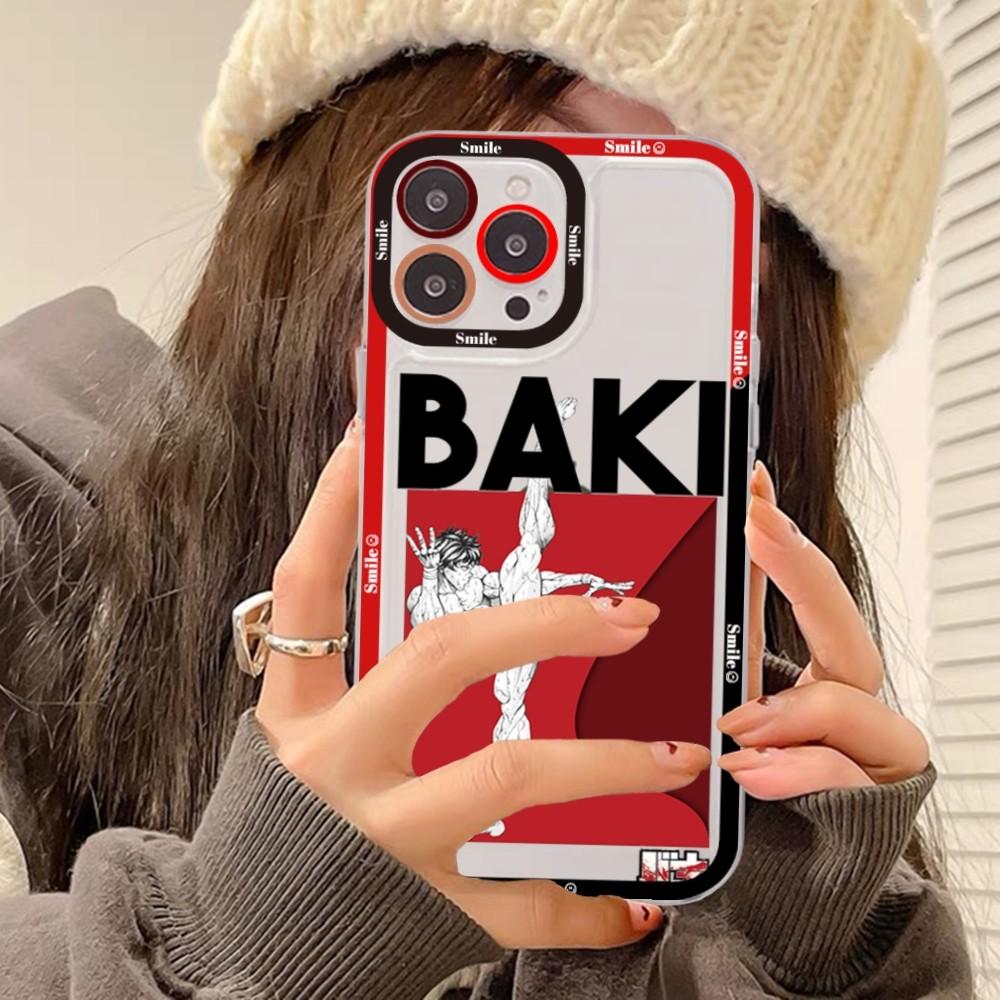 Japan Anime Baki Phone Case For iPhone 15 14 13 12 11 Pro Max XS X XR Mini Protective Cover