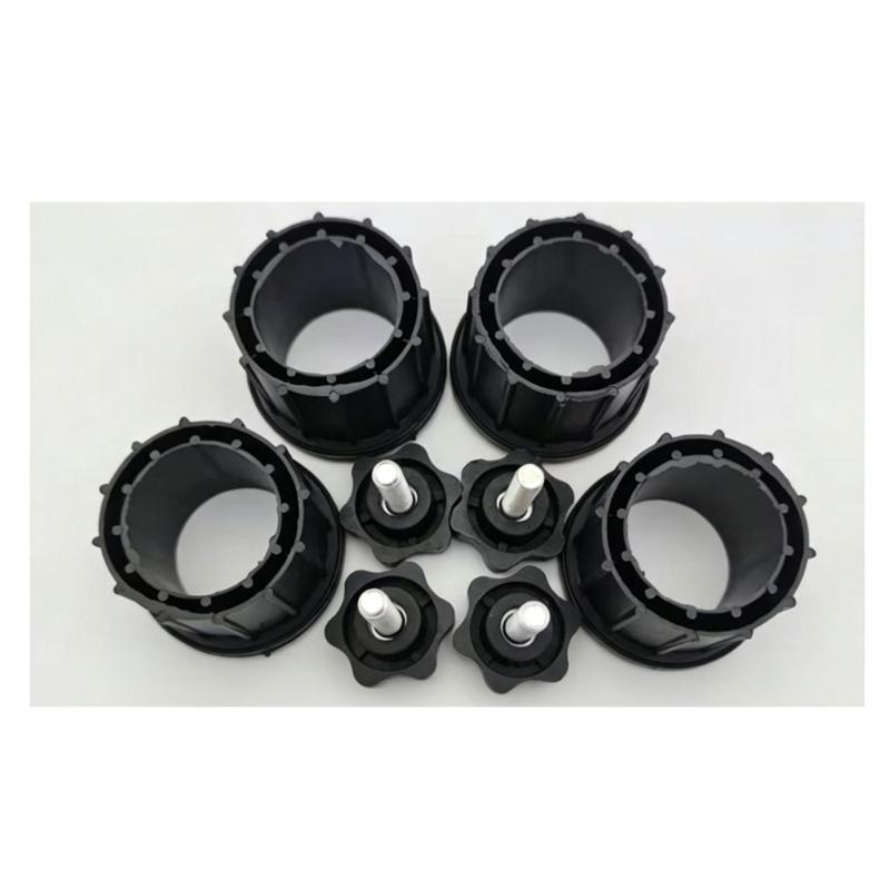 Outdoor Umbrella Base Bushing with Center Opening Support Sleeves and Direct Tightening Pieces for Stand Service