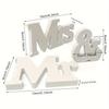 Wooden Signs Vintage Style Signs Mr & Mrs Wooden Monogram Wedding Signs For Wedding Table Rustic Wedding Decorations Ornaments