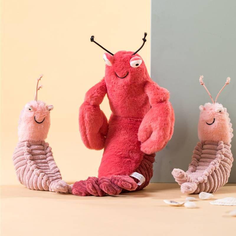 Larry Crawfish Shelton Skin Shrimp Crab Plush Doll For Birthday Gifts Soft And Cuddly 22/26/45cm Animal Plushes