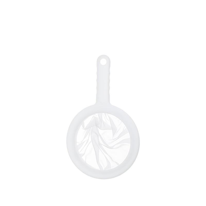 1pc Ultra-fine Mesh Strainer Kitchen Nylon Mesh Filter Spoon For Suitable For Soy Milk Coffee Milk Yogurt, 100/200/400 Mesh