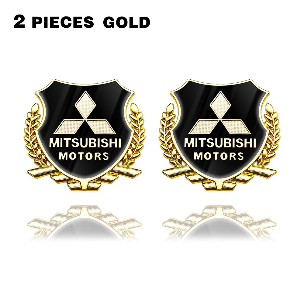

3D Metal Badge Sticker Wheat Ear Shape Car Window Decoration Sticker Accessories For Mitsubishi Pajero L200 Lancer Outlander ASX