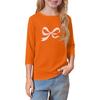 Children's 3/4 Sleeve O-neck  Daily Casual  Printed Top