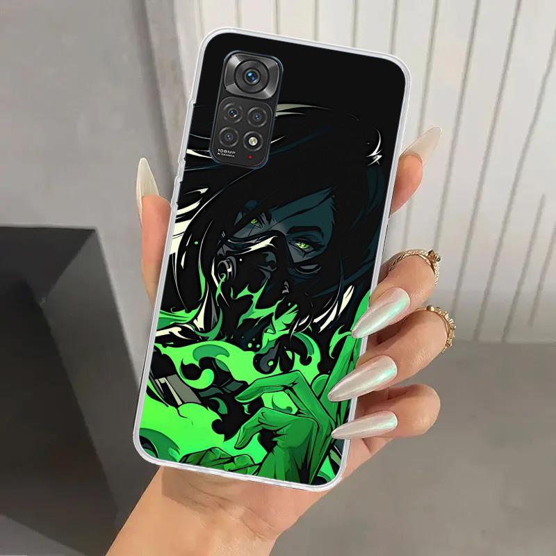 Valorant Game Cool Phone Case for Xiaomi Redmi Note 15 14 14S 13 12S 12 Pro 11S 11 Plus 11T 11E 10S Soft Funda Print Shell Redmi