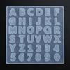 Alphabet Number Mold Crystal Epoxy Silicone Mold Keychain Multipurpose Mould