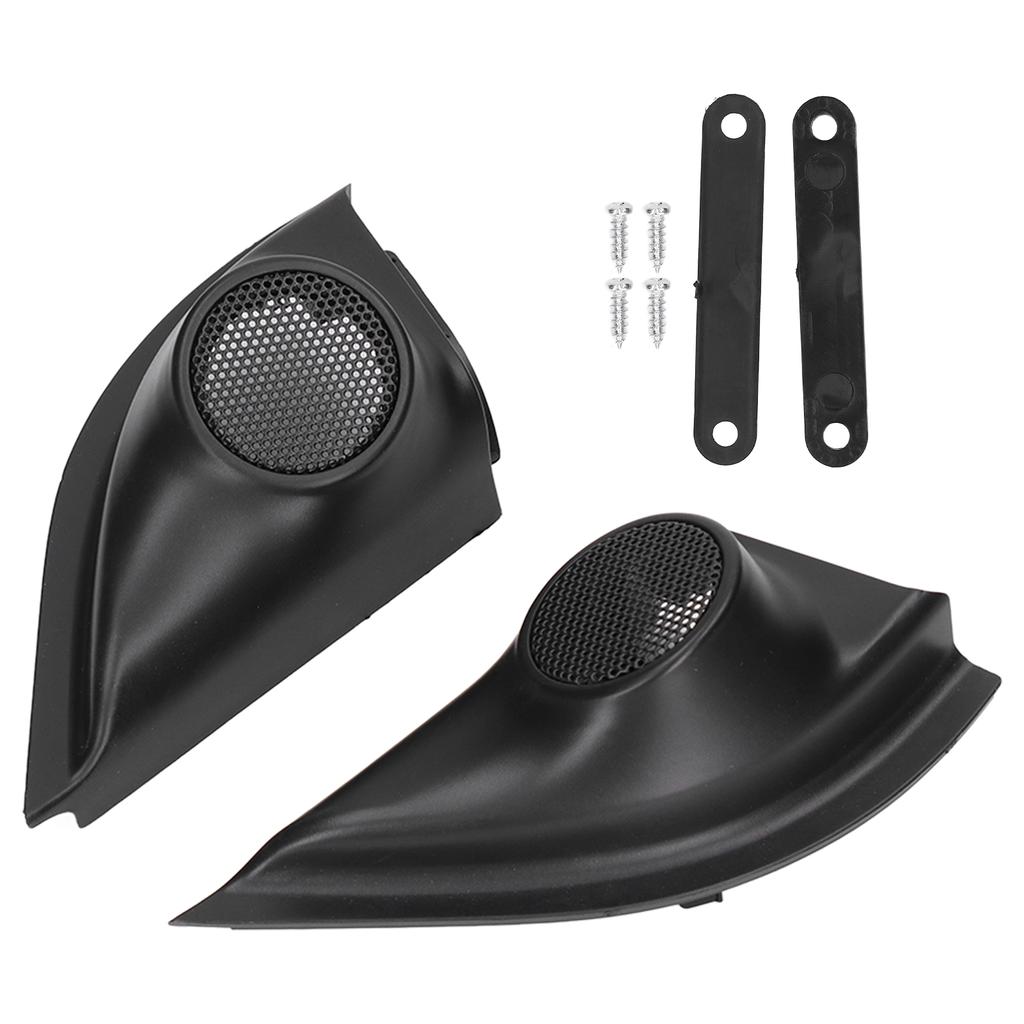 2pcs Door Pillar Tweeter Cover Trim Car Adaptations Replacement for HRV Vezel XRV CRV 20132018