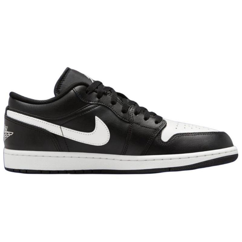 Scarpe da basket retro Air Jordan 1 Low Orca da uomo a taglio basso nere 553558-043