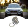 O2 Sensor Bung Hexagon Plugs Stainless Steel M16x1.5 Oxygen Hexagon Bung Plug with Gasket for Auto Car Universal Fitting