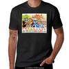 CAT SOCIAL TEA PARTY : Vintage Louis Wain Abstract Print T-Shirt Plus Size Tops Oversizeds T Shirts Men