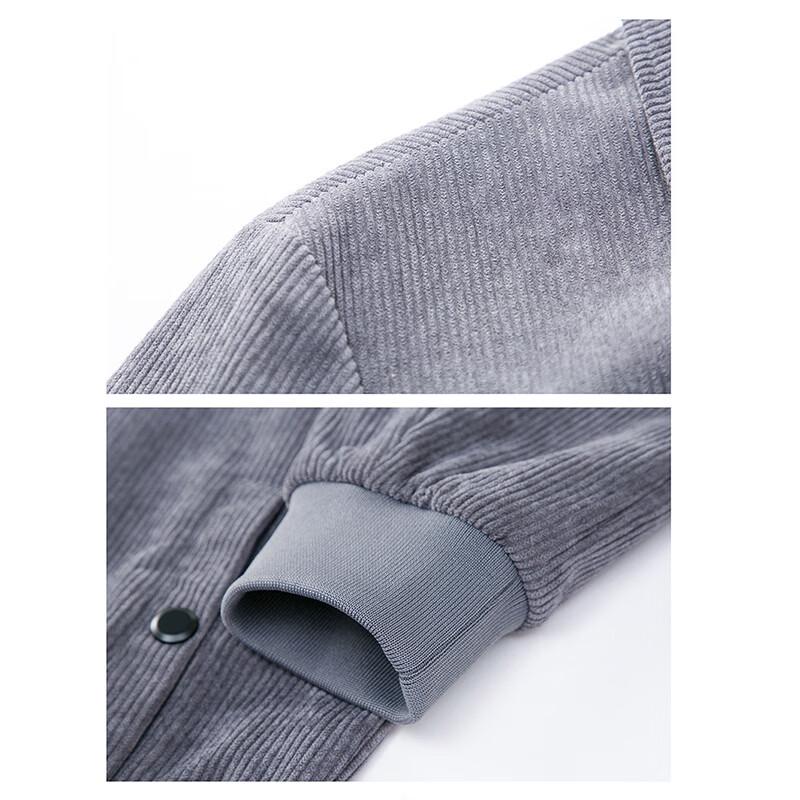 Playboy Men's Corduroy Stand Collar Jacket
