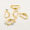 10Pcslot 14K 18K Real Gold Earing Pendant Hook Ear Wire Hook For Diy Jewelry Making Earing Charms Accessories Components