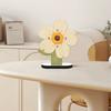 High-end Floral Tabletop Clock Cute Cartoon Mute Clock Modern Flower Display Clock  Bedroom