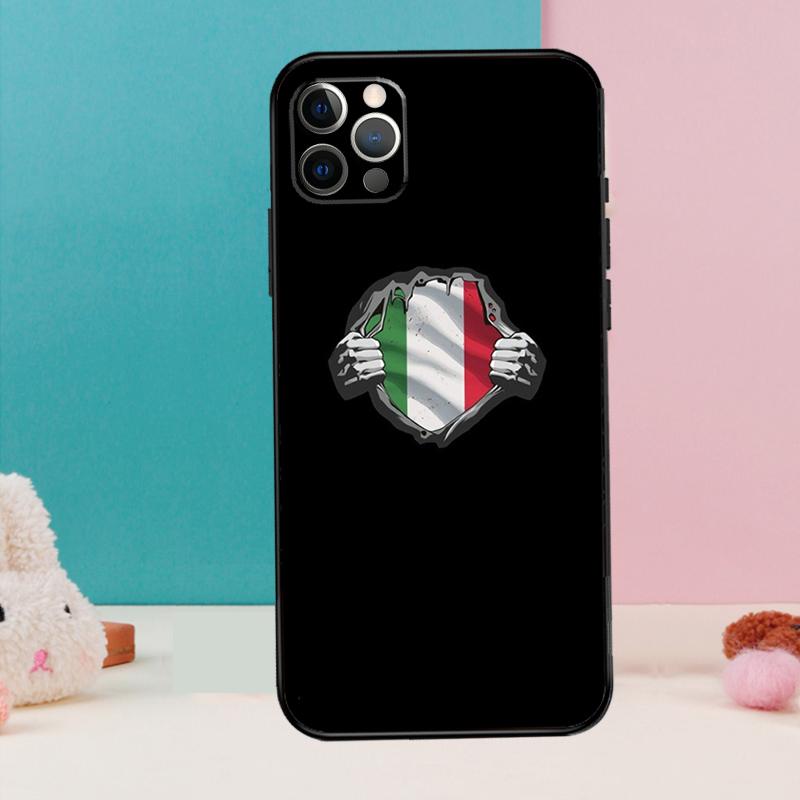 Italy Italia National Flag Phone Case For iPhone 17 Air 16 15 14 13 12 11 Pro Max 12 13 mini 15 16 Plus 16e Cover Coque