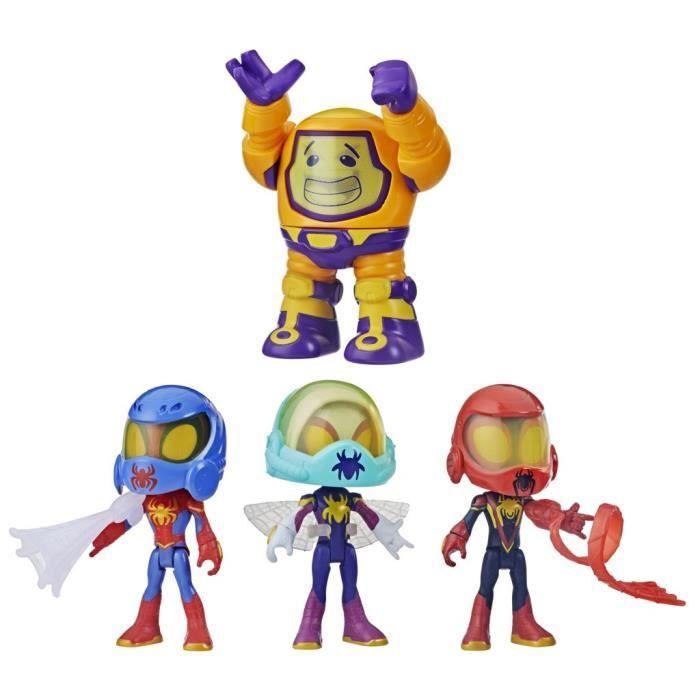 Pack Équipement De Héros, Figurines De Super-héros, Marvel Spidey Et Ses Amis Extraordinaires, Dès 3 Ans