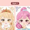 Magical Princess Makeup Sticker Set Cosmetic Toy For Kids Educational Drawing And Coloring Craft Activity Girls Gift