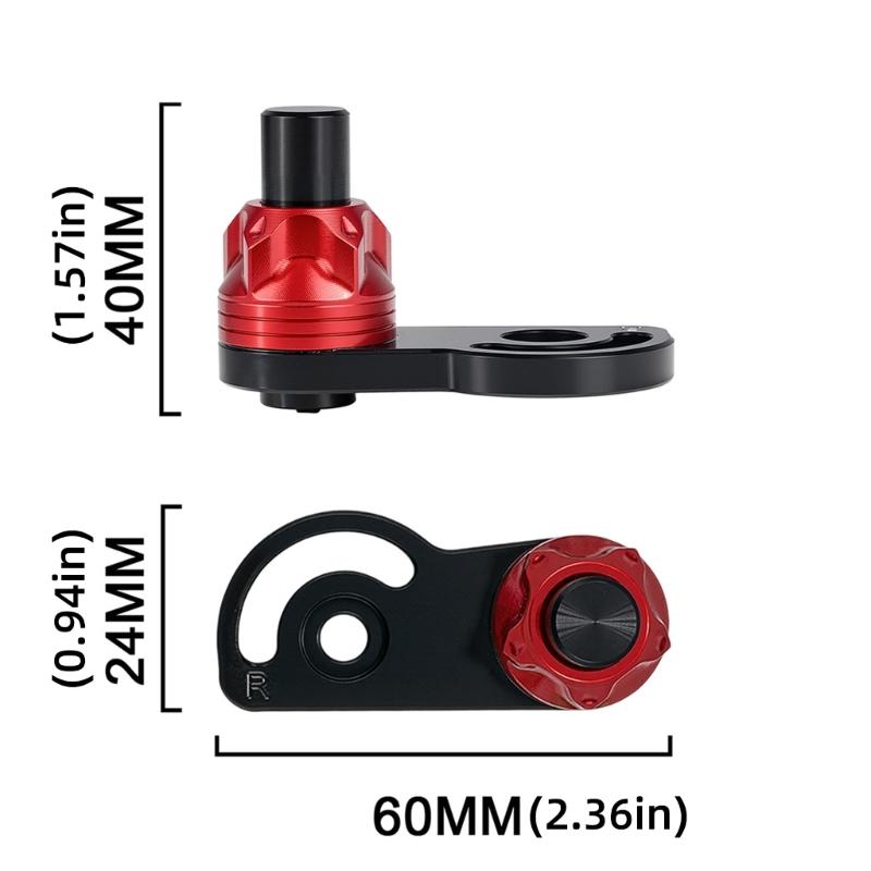 Motorcycle Brake Lever Parking Assist for 125 155 Use, Brake Support Kit with Aluminum Body for Slope Stops Daily Use