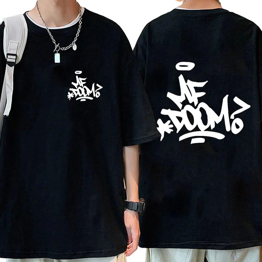 

Singer Mf Doom Madlib Madvillain двусторонняя футболка с графическим рисунком, топы унисекс, свободная футболка в стиле хип-хоп, женские флисовые хлопковые футболки унисекс M