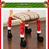 4Pcs Christmas Furniture Chair Leg Cover Floor Protectors Xmas Feet Sleeve Decor Santa Table Leg Chair Foot Covers 2025