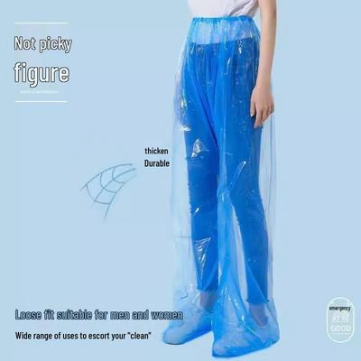Disposable Foot-Covered Rain Pants (50 Pack)