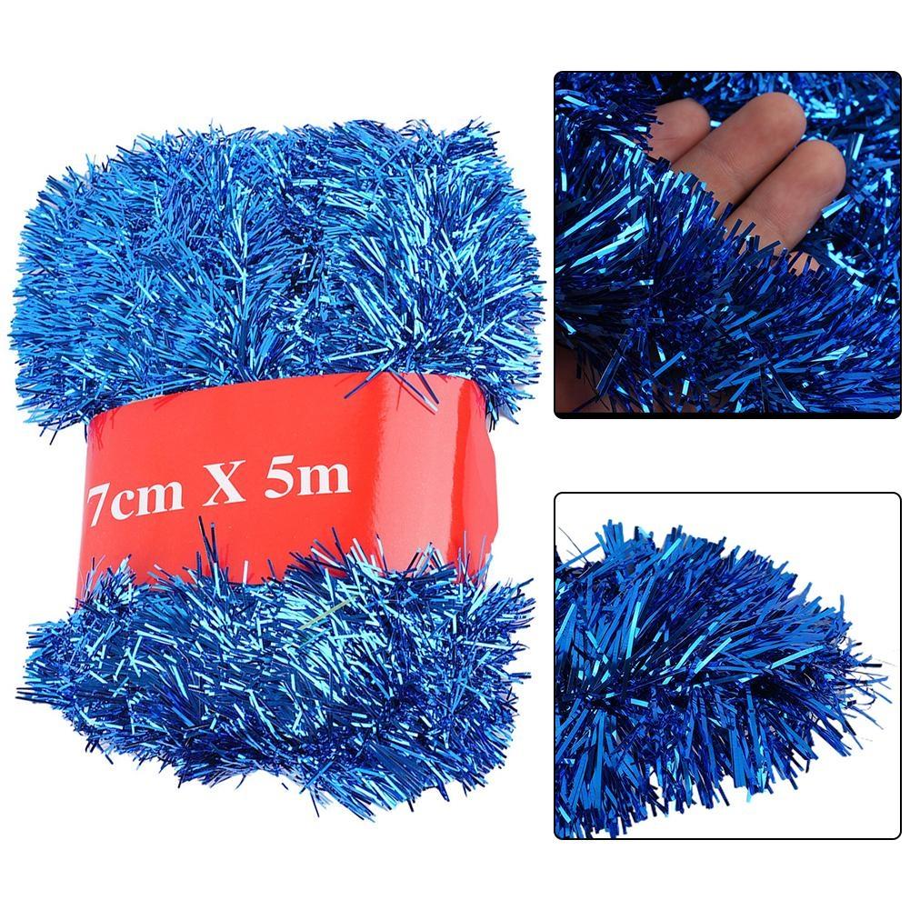 Stylish Christmas Bar Tops Ribbon Tinsel Garland 5M Length Delightful Decor