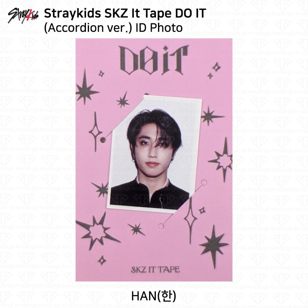 Stray Kids SKZ It Tape DO IT Akkordeon-Version. Offizielle Fotokarte Han ID Photo